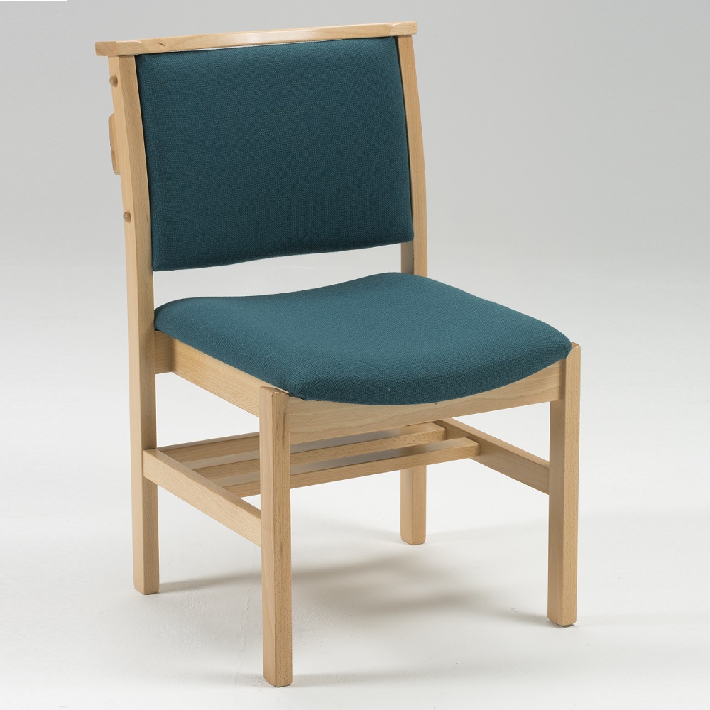 Comfortable Stacking Wooden Upholstered Chapel And Church Chair Alpha Furniture