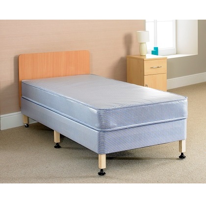 Contract Water Resistant Bed And Mattress Set Alpha Furniture Water Resistant Bed And Mattress Set, Single Bed Frame And Mattress Set