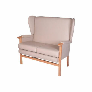 CORONATION 2-Seater High Back Sofa with Wings (Essentials Range) | Care Home Lounge Furniture | BL1WS CORONATION 2-Seater High Back Sofa with Wings (Essentials Range) | Care Home Lounge Furniture | BL1WS