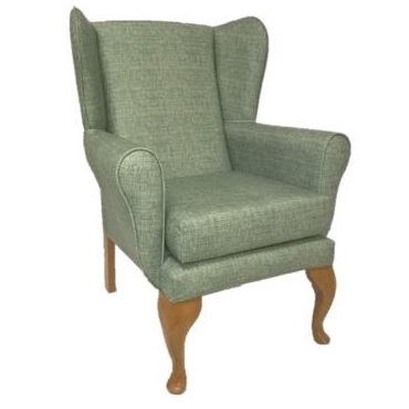 Queen Anne High Back Wing Chair