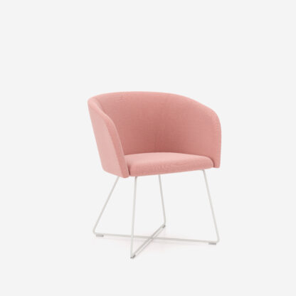 Modern Styled Tub Chair/Sofa with Wood or Metal Legs | Soft Reception Seating | 