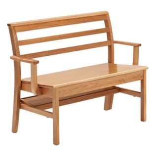 Stacking Wooden Pew Bench - Seats 2 | Stacking Pews | ASB25