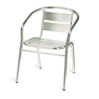 Outdoor Bistro Aluminium Stacking Cafe Armchair | Cafe Chairs | BCW