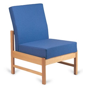 Soft Seating Budget Easy Chair Wood Frame | Library Chairs | BEW1