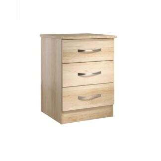 Warwick 3-Drawer Bedside Unit | Bedside Tables | BRBB3