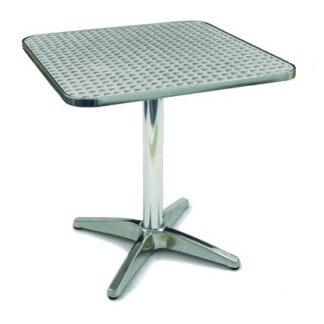 Outdoor Aluminium Bistro Cafe Table Square 700mm | Outdoor Tables | BTA1
