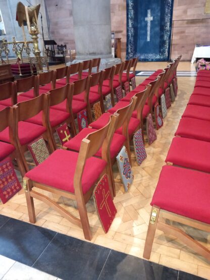 Belfast Chairs, Stacking Chairs, Cathedral chairs