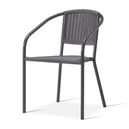Wicker Effect Outdoor Cafe Armchair | Outdoor Chairs | CCO1