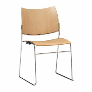 Lightweight Wooden Stacking Chair | Chapel Chairs | LAMU