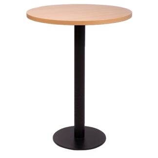 ROMA Round Base Poseur Table with Square or Round MFC Top | Cafe Tables | CT5-P