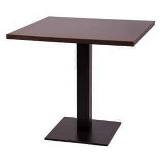 ROMA Square Base Cafe Table with Square or Round MFC Top | Cafe Tables | CT5-D