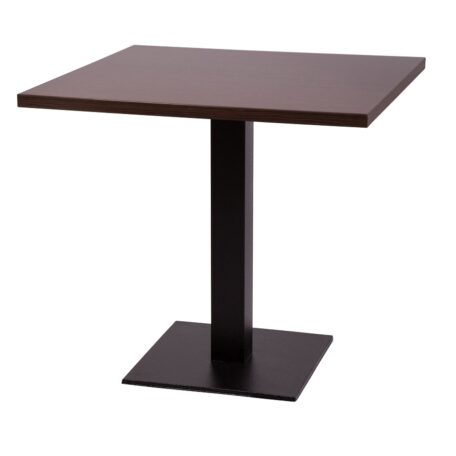 ROMA Square Base Cafe Table with Square or Round MFC Top | All Crematoria Extras | CT5-D
