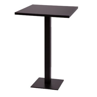 ROMA Square Base Poseur Table with Square or Round MFC Top | Cafe Tables | CT5T-P