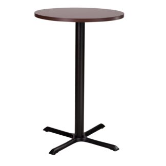 Cross Base Budget Poseur Table with Square or Round Top | Cafe Tables | CT6-P