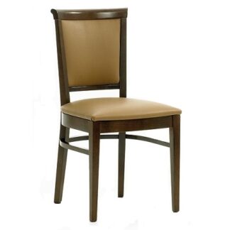 CLEVELAND Side Chair with Curved Upholstered Back (Essentials) | Bedroom Chairs | DC3