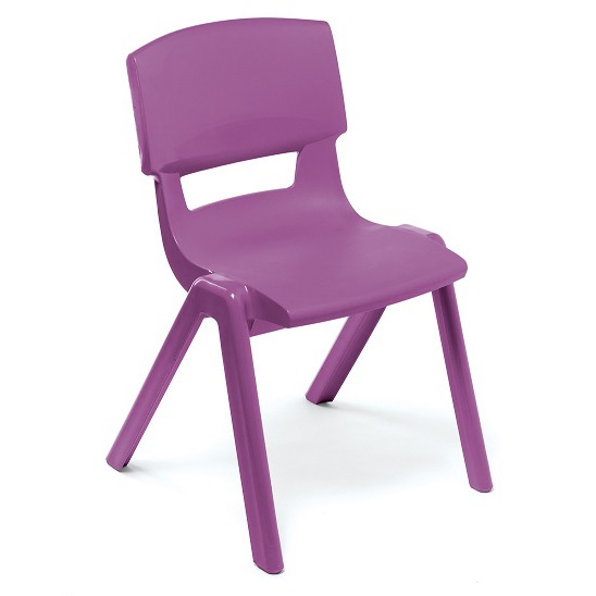 Purple shop plastic chair