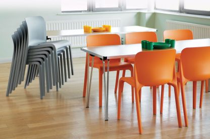 Contemporary POP! One Piece Stacking Chair | Cafe Chairs | EPOP6