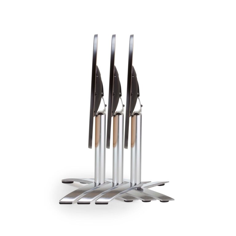 SUNNY Nesting Flip-Top Cafe Table - Silver Finish | All Crematoria Extras | ESUN2