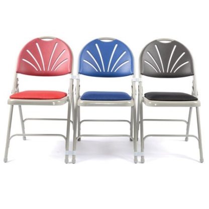 Fanback  Folding Chair with Padded Seat (Quick Delivery) | Fast Dispatch | F4E