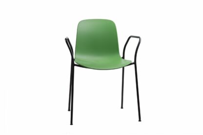 Contemporary POP! One Piece Stacking Chair | All By Material | FLU4A