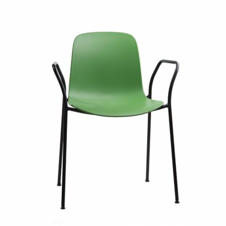 Contemporary POP! One Piece Stacking Chair | All By Material | A1LSE
