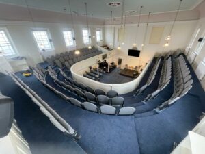 Beccles Baptist Church Balcony Seating, auditorium seating, cinema seating