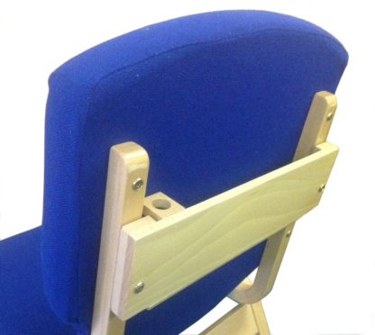 Comfortable Wooden Stacking Upholstered Bench Chair | All By Material | HB1WS
