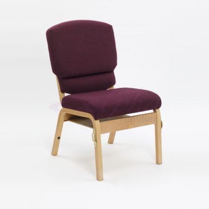 Comfortable Wooden Stacking Upholstered Bench Chair | All By Material | HB1WS
