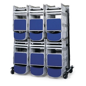 HI3S - Folding High 3 Section Trolley | Community Folding Chair Trolleys | LOW3S