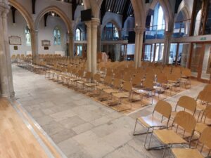 SBW, Church stacking chairs, cathedral chairs