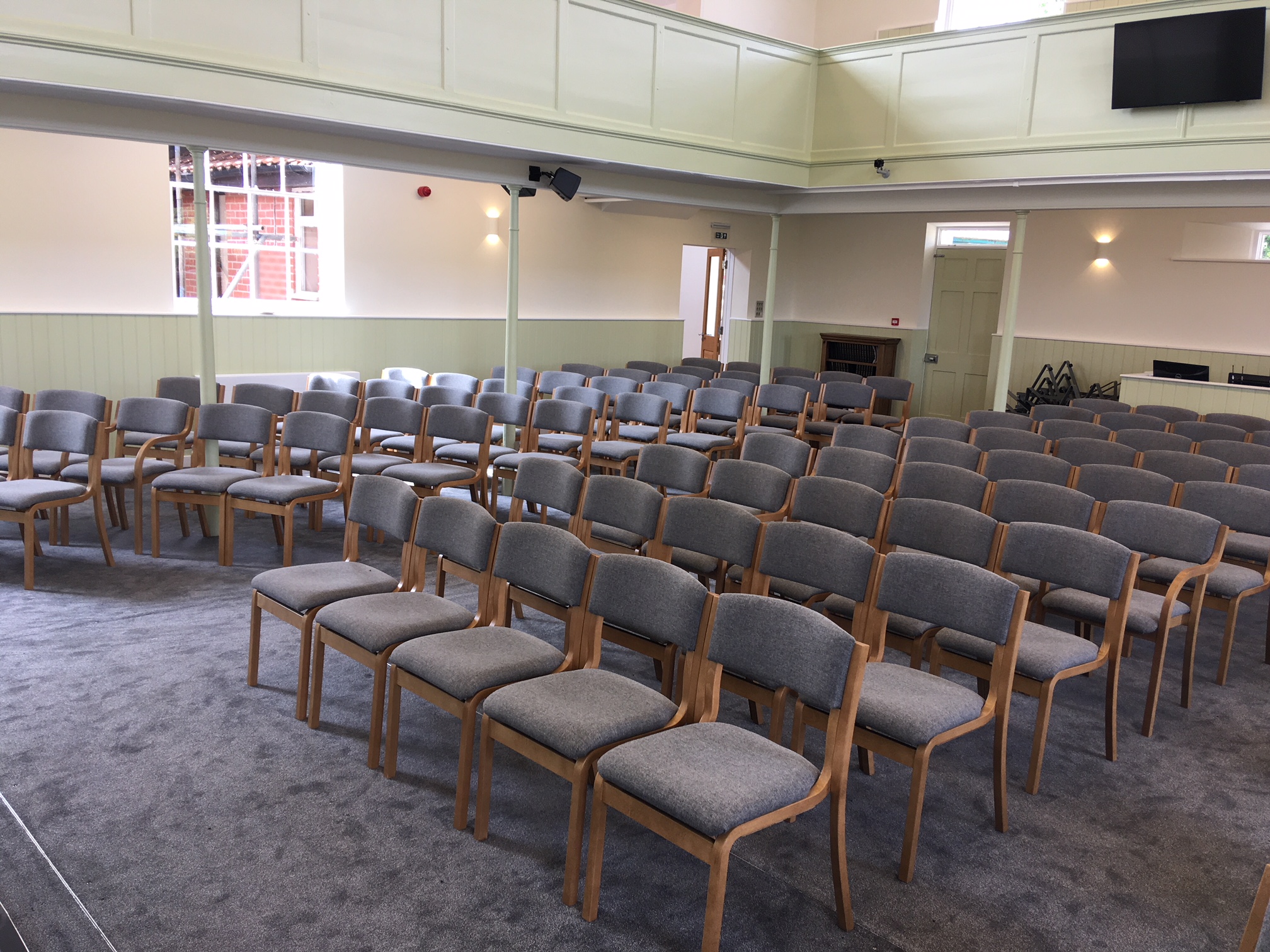 Church Chairs at Horham Baptist Church.