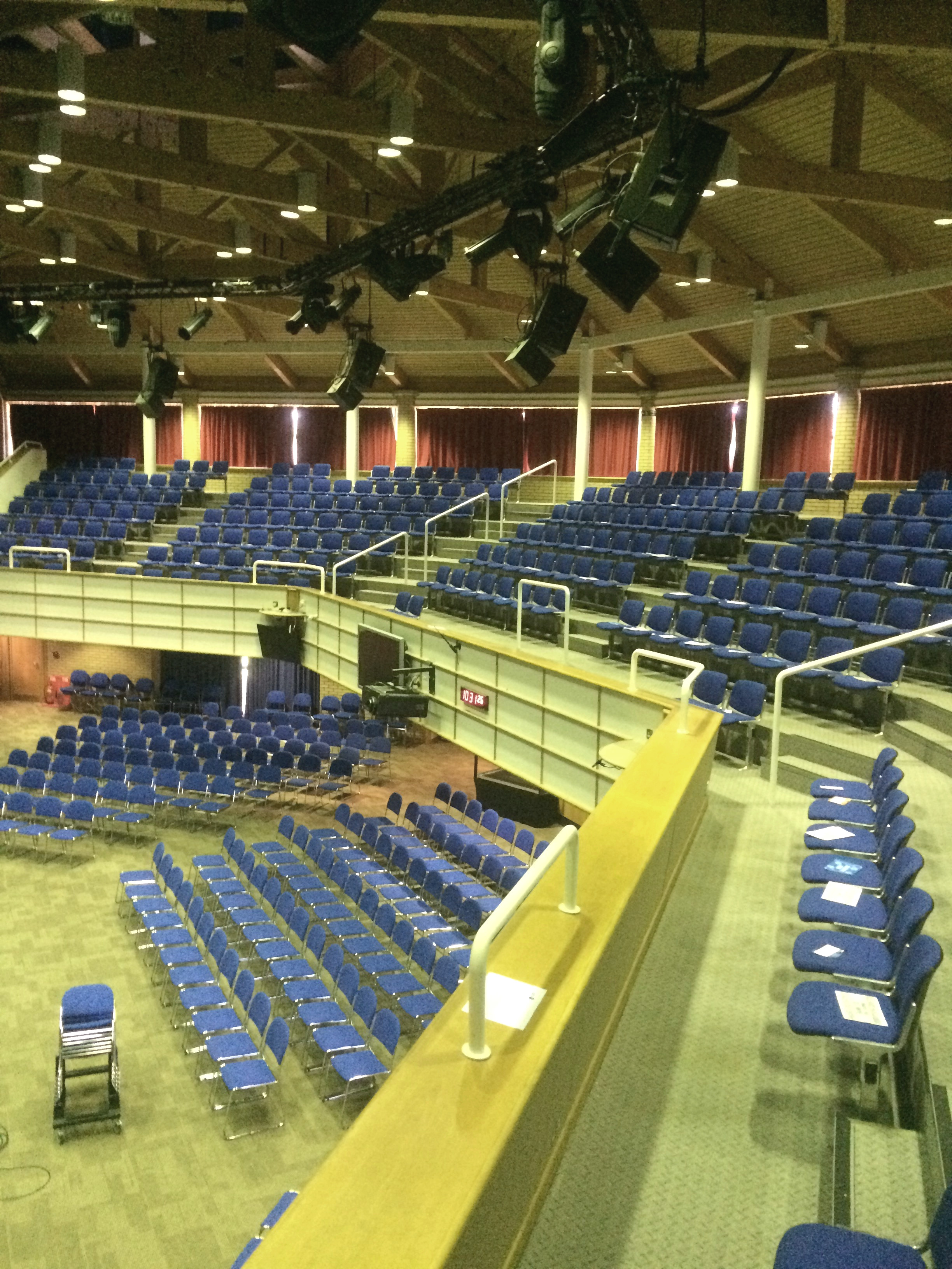 Stacking Church Chairs at Kerith Community Church