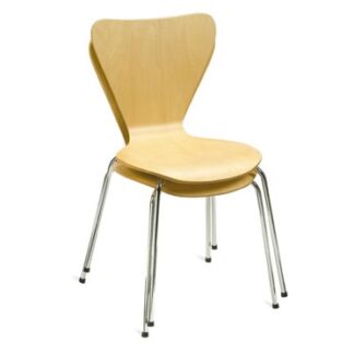 Budget Bistro Stacking Cafe Chair | Cafe Chairs | EDE2