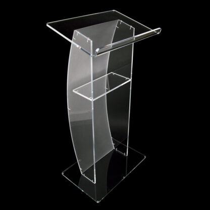 Modern Acrylic Perspex Lectern with Frosted Front Panel | Lecterns | LA03