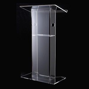 Classic Acrylic Perspex Lectern with Hand Holds | Lecterns | LA1