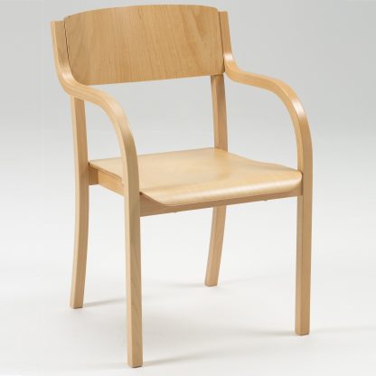 JACOB Lightweight Wooden High-Stacking Chair | All By Material | LAMS