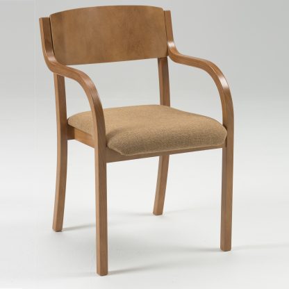 Lightweight Wooden High Stacking Chair | All By Material | LAMSH