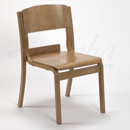 JACOB Lightweight Wooden High-Stacking Chair | All By Material | LAMS