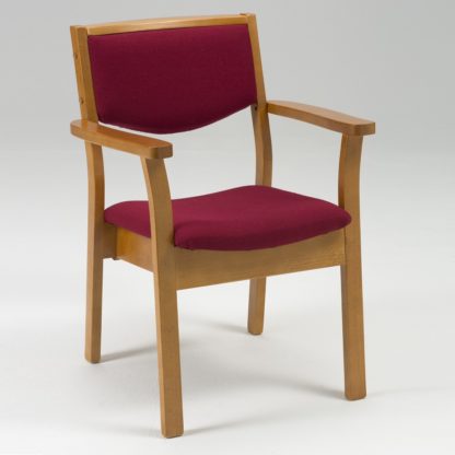 High Stacking Wooden Upholstered Chair | Chapel Chairs | LDL