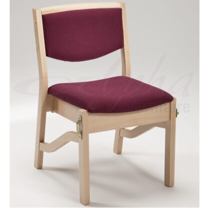 High Stacking Wooden Upholstered Chair | Chapel Chairs | LDL