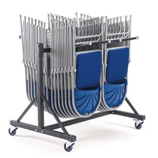 LOW2 - 2 Section Low Folding Chair Trolley | Community Folding Chair Trolleys | UPR