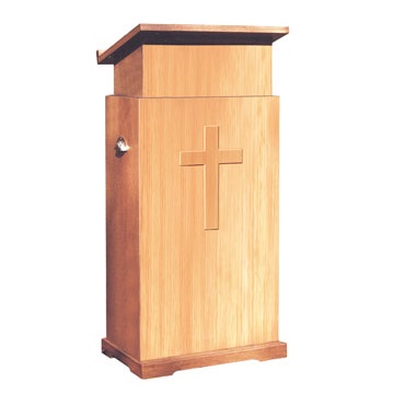 Adjustable Lectern (Gas Lift) in Wood Veneer | All Tables & Lecterns | LW1