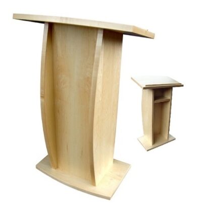 Adjustable Lectern (Gas Lift) in Wood Veneer | All Tables & Lecterns | LW3