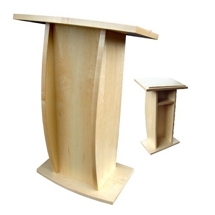 Adjustable Lectern (Gas Lift) in Wood Veneer | All Tables & Lecterns | LW3