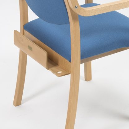 High Stacking Wooden Upholstered Chair | All By Material | LAM