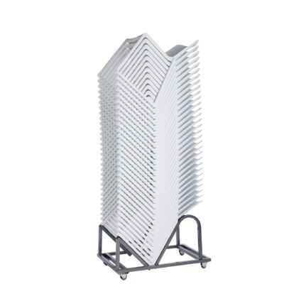 KASAR One-Piece High Density Stacking Polypropylene Chair | Trolleys and Dolleys | ODP