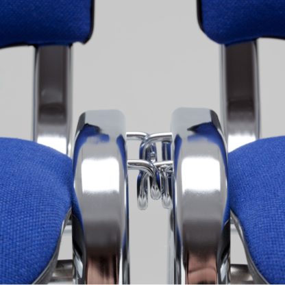 Lightweight Budget Stacking Conference Chair with Black or Chrome frame | All By Function | C2B