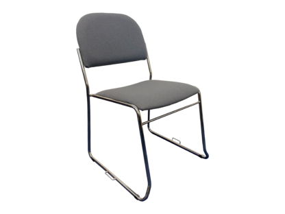 OFFER - High Stacking Lightweight Upholstered Chair | Metal Chapel Chairs | SB2ME