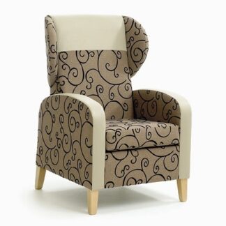 MODICA High Back Wing Chair | Bedroom Chairs | SHCAMHBWC