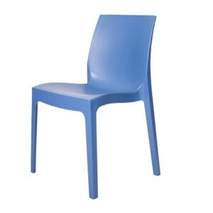 One-Piece Polypropylene Stacking Cafe Chair